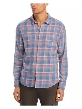 NWT Marine Layer Classic Stretch Selvage Shirt Multi Plaid Mens Size XXL